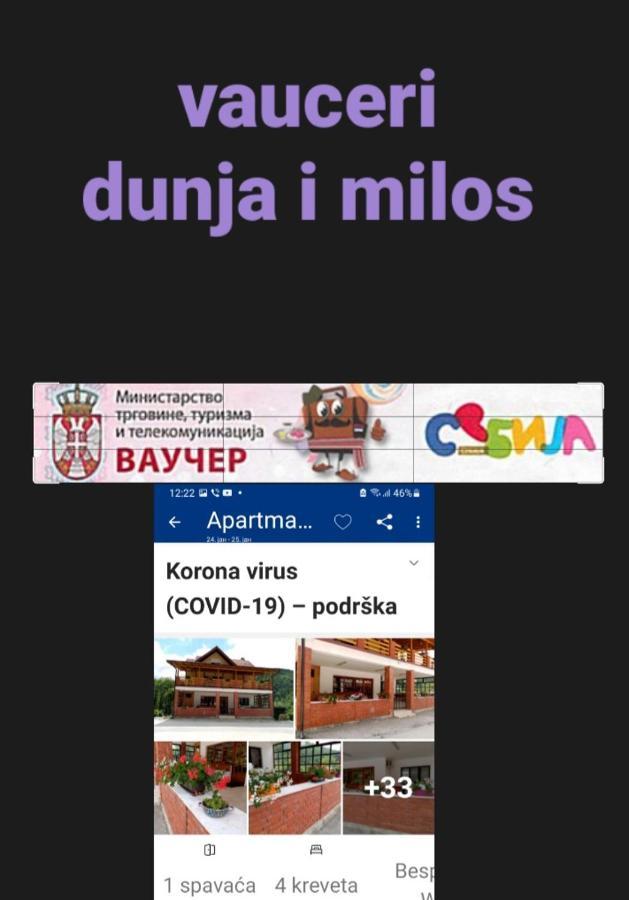 Apartman Dunja I Milos Мокра гора Екстериор снимка